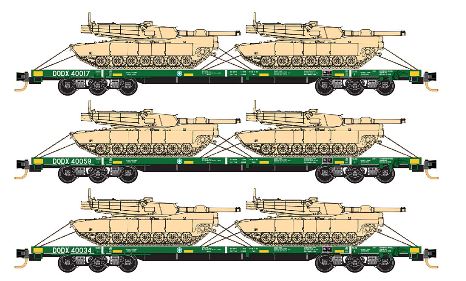 Micro-Trains 68′ DODX Flat Car