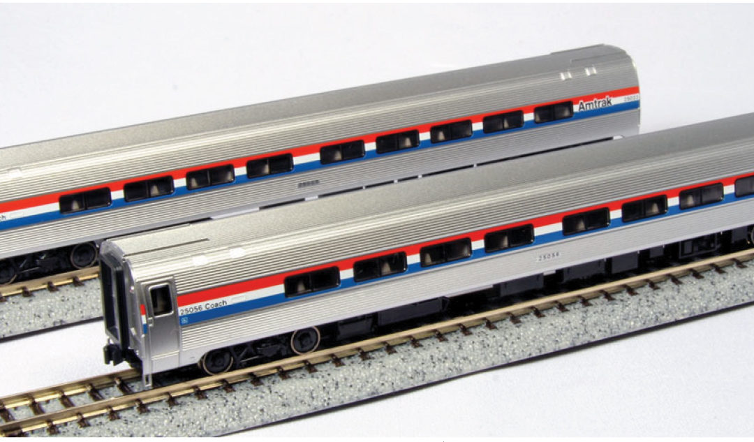 Kato Amtrak Amfleet II Phase III two-car sets