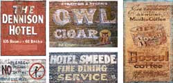 N Scale Ghost Sign Decals #22 Weather Your Buildings & Structures! 