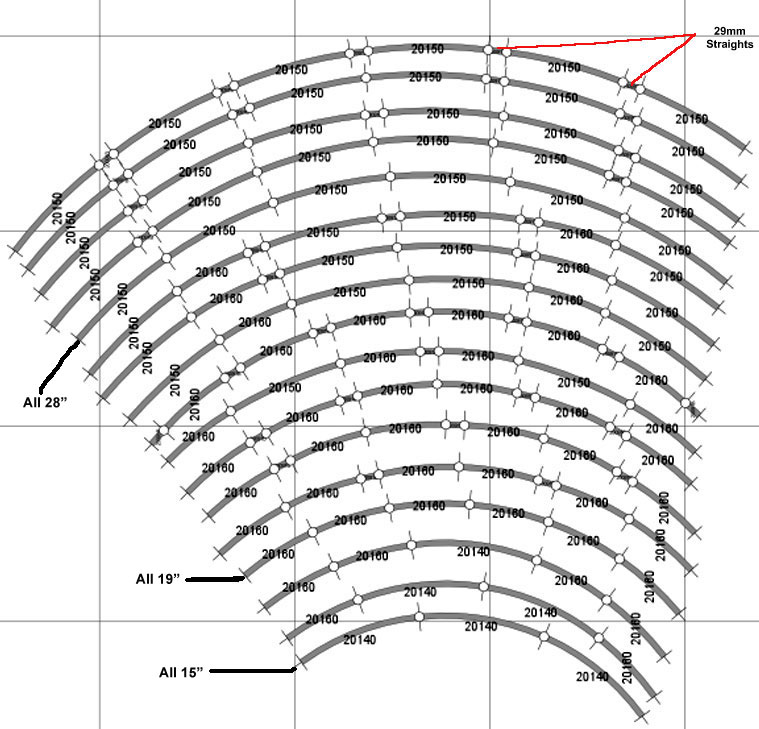 How To Make Kato Unitrack Curves Using Multiple Sizes | N ...