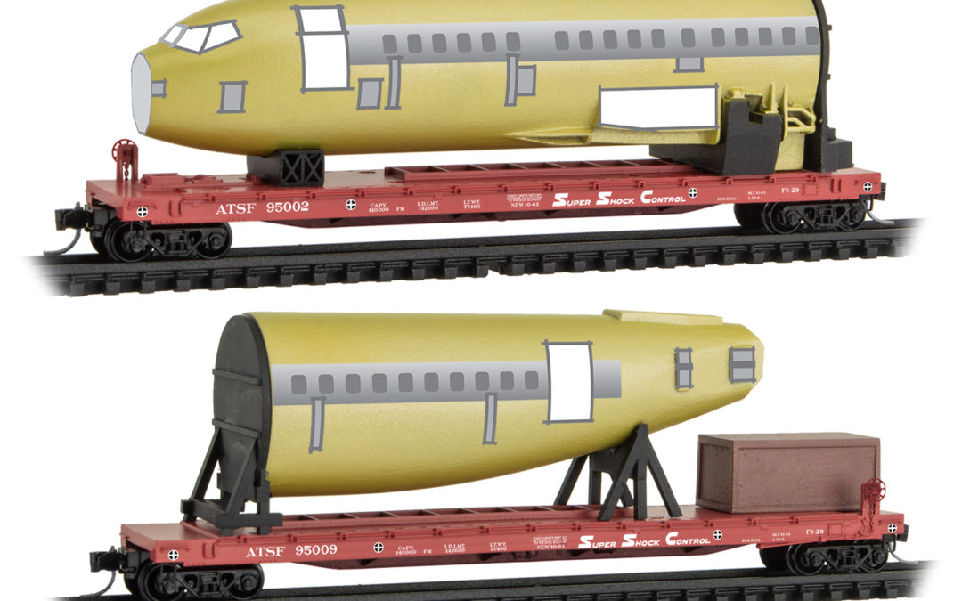 Micro-Trains ATSF 2-Pack w/Split Fuselage