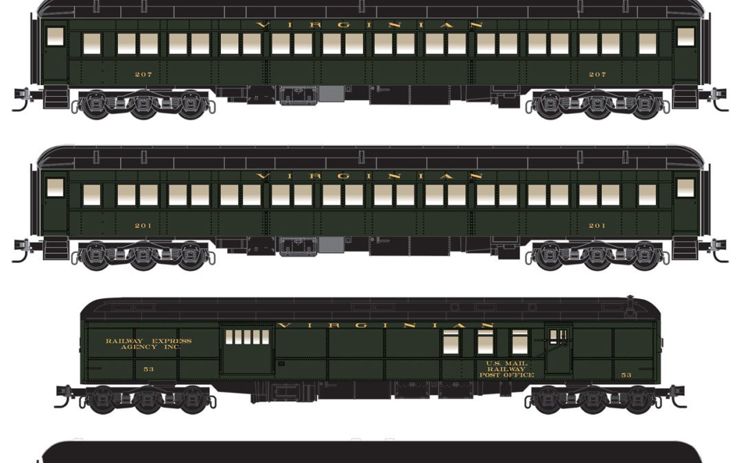 Micro-Trains Virginian Passenger Car 5-Pack
