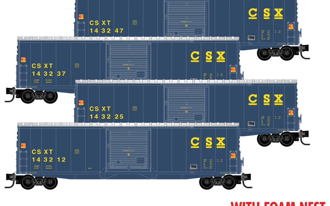 Micro-Trains CSX 4-Car Runner Pack