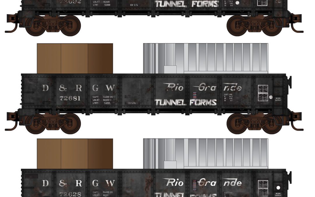 Micro-Trains D&RGW with Tunnel Loads