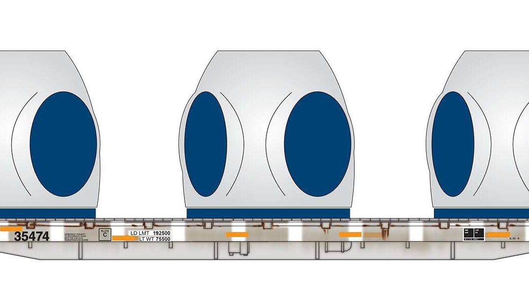 Micro-Trains Transportation Technology Services/BNSF Wind Turbine Consist