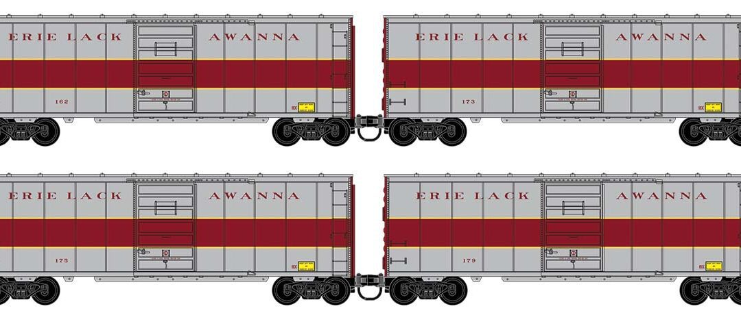 Micro-Trains Erie Lackawanna 4-Car Runner Pack #243