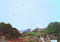 N Scale Walthers Instant Horizons Backdrops