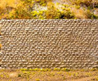 N Scale Retaining Wall