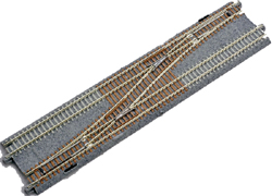 N Scale Tie DBL Track #4 Single X-over T/O LT 248mm KATO UNITRACK 20-230 Conc 
