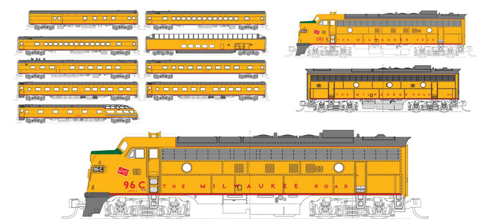 Kato Milwaukee Road Olympian Hiawatha