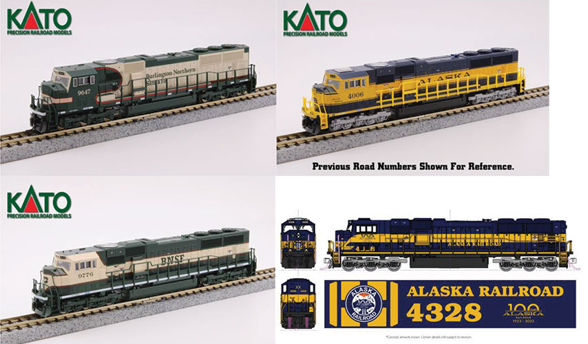 Kato SD70MAC Locomotives