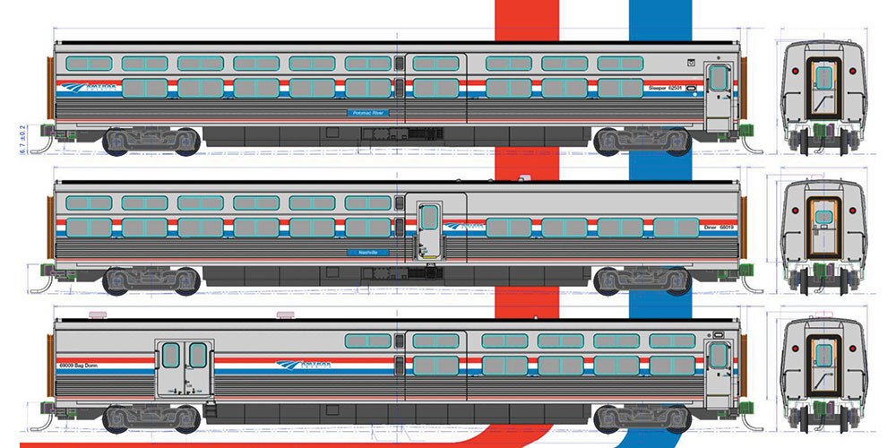 Kato Viewliner II 4-Car Set