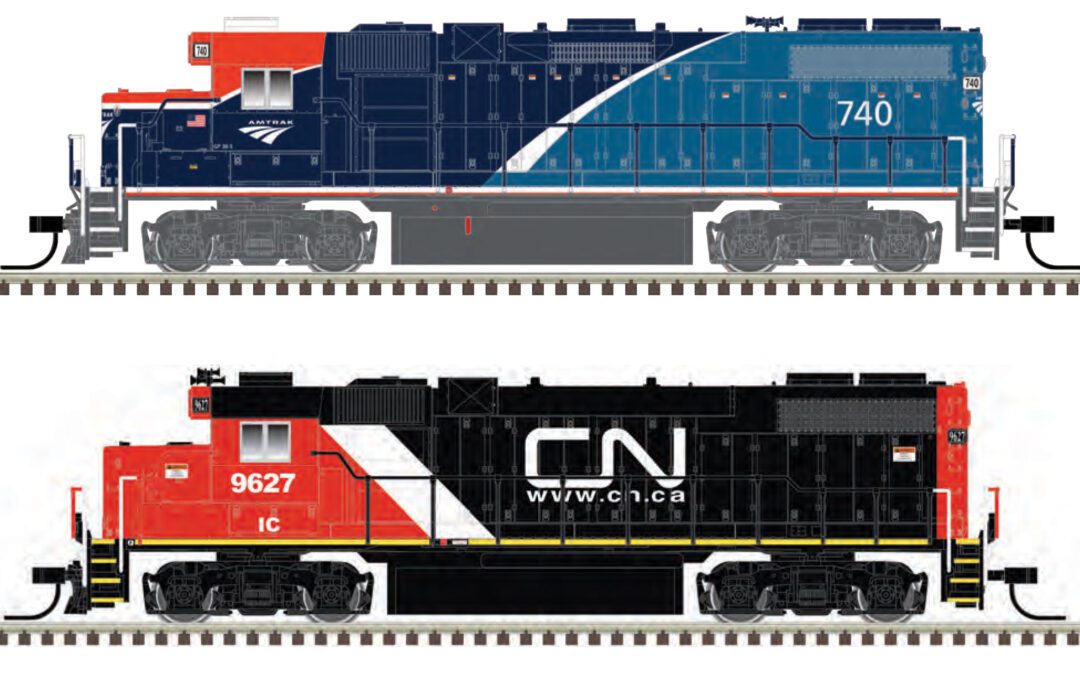 Atlas Master GP38-2 Locomotives